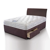 bed with mattress